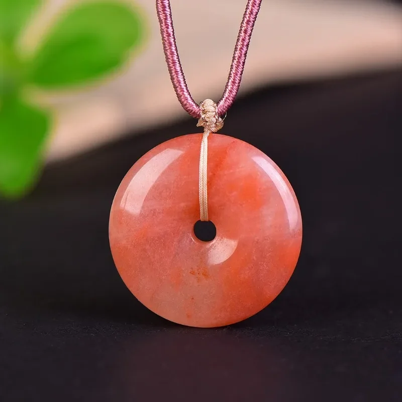 Ethnic Fashion Jewellery - Natural Golden Jade Peach Blossom Stuffed