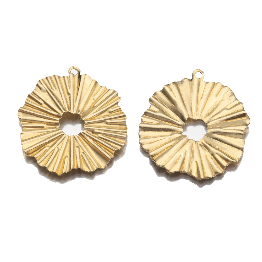20pcs/Lot Brass Sun Flowers Ch - Ethnic Fashion Jewellery ulasan dan harga