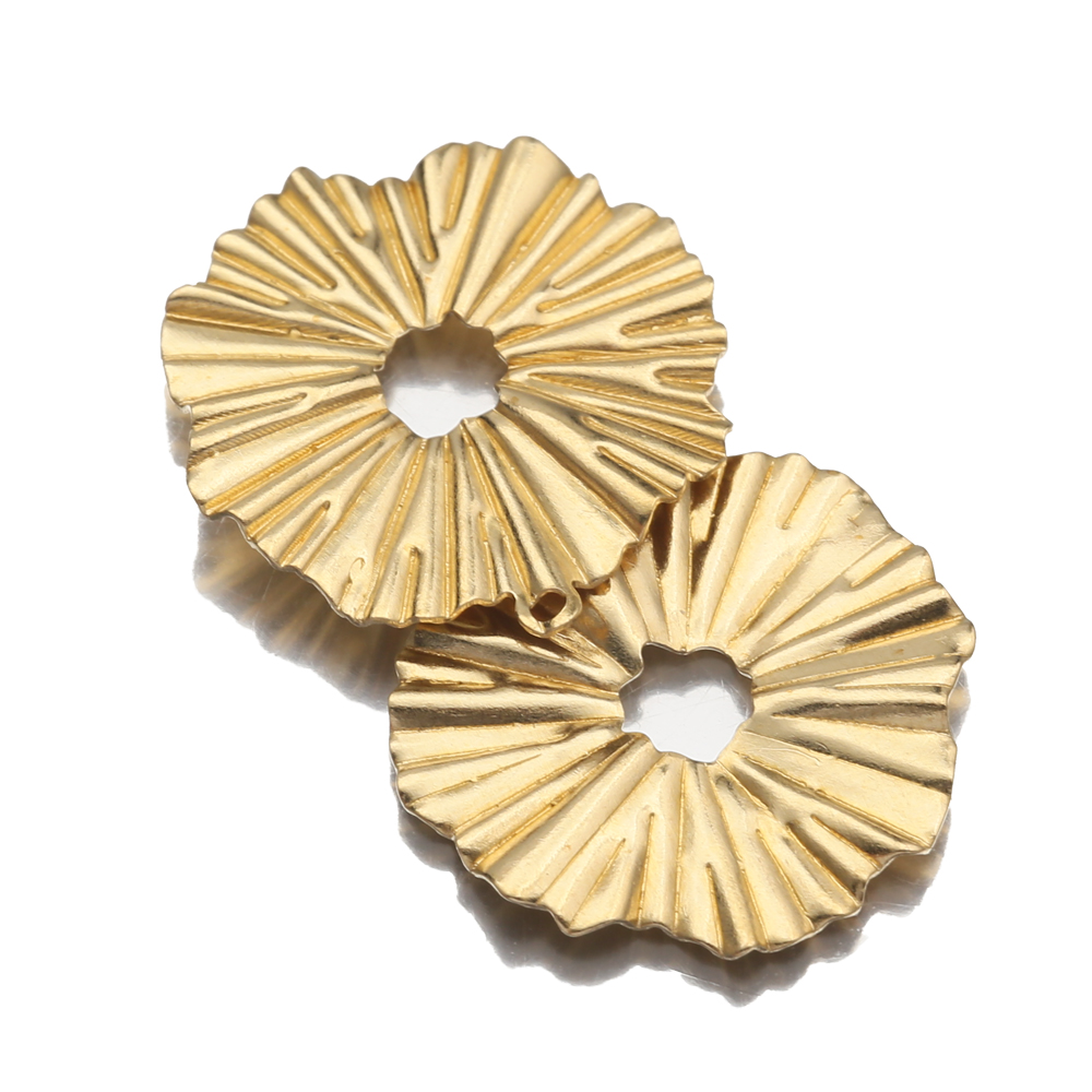 20pcs/Lot Brass Sun Flowers Ch - Ethnic Fashion Jewellery ulasan dan harga