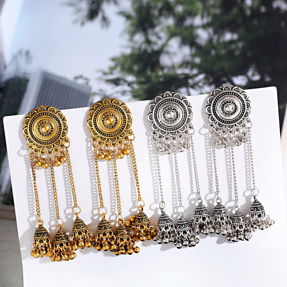 Ethnic Vintage Round Flower Lo - Ethnic Indian Fashion ulasan dan harga
