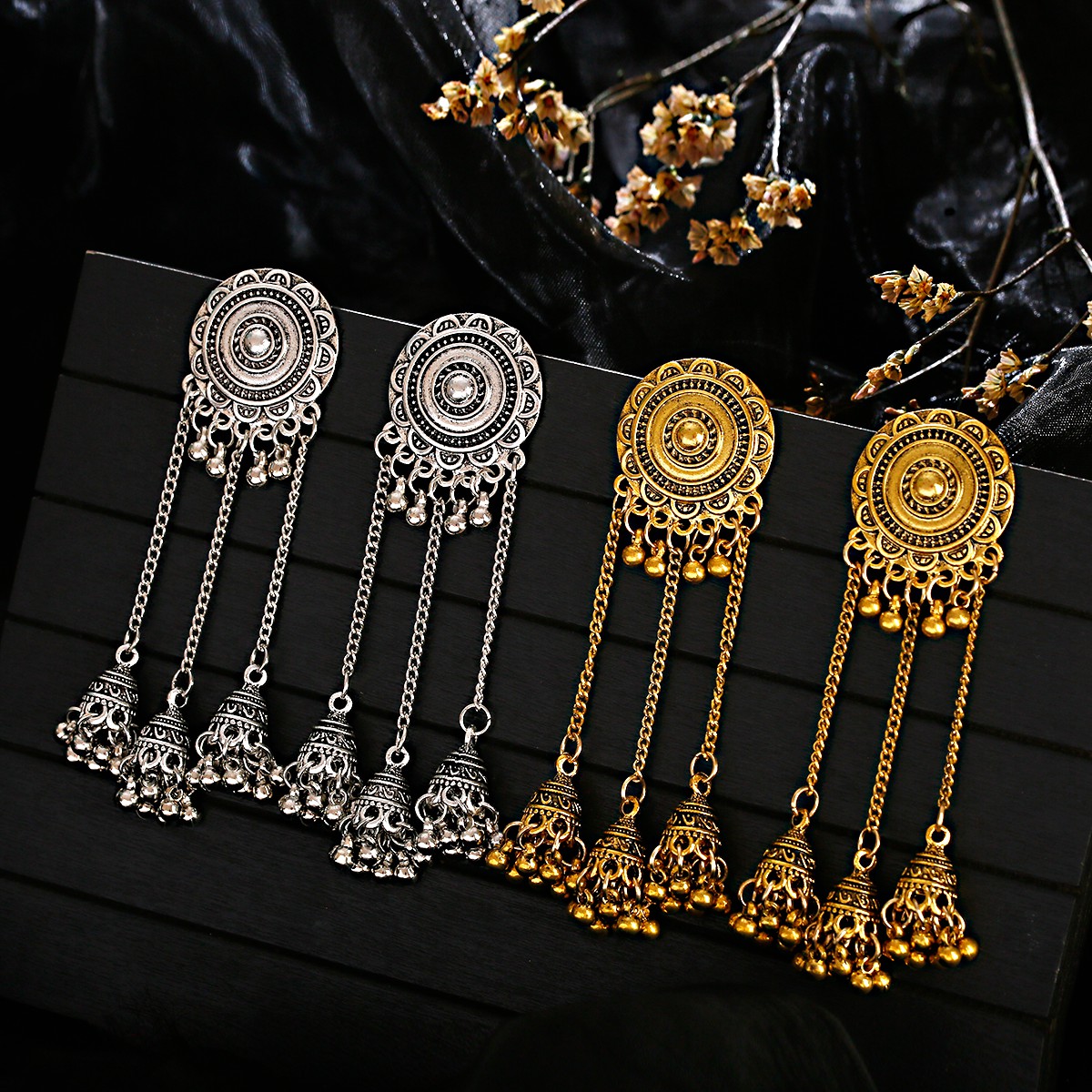 Ethnic Vintage Round Flower Lo - Ethnic Indian Fashion ulasan dan harga