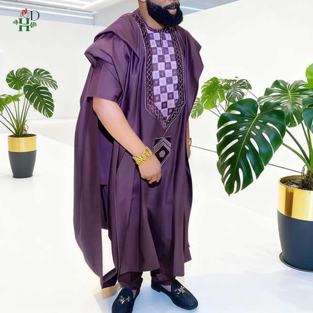 H&D African For Men Traditiona - Boubou Men Africa ulasan dan harga