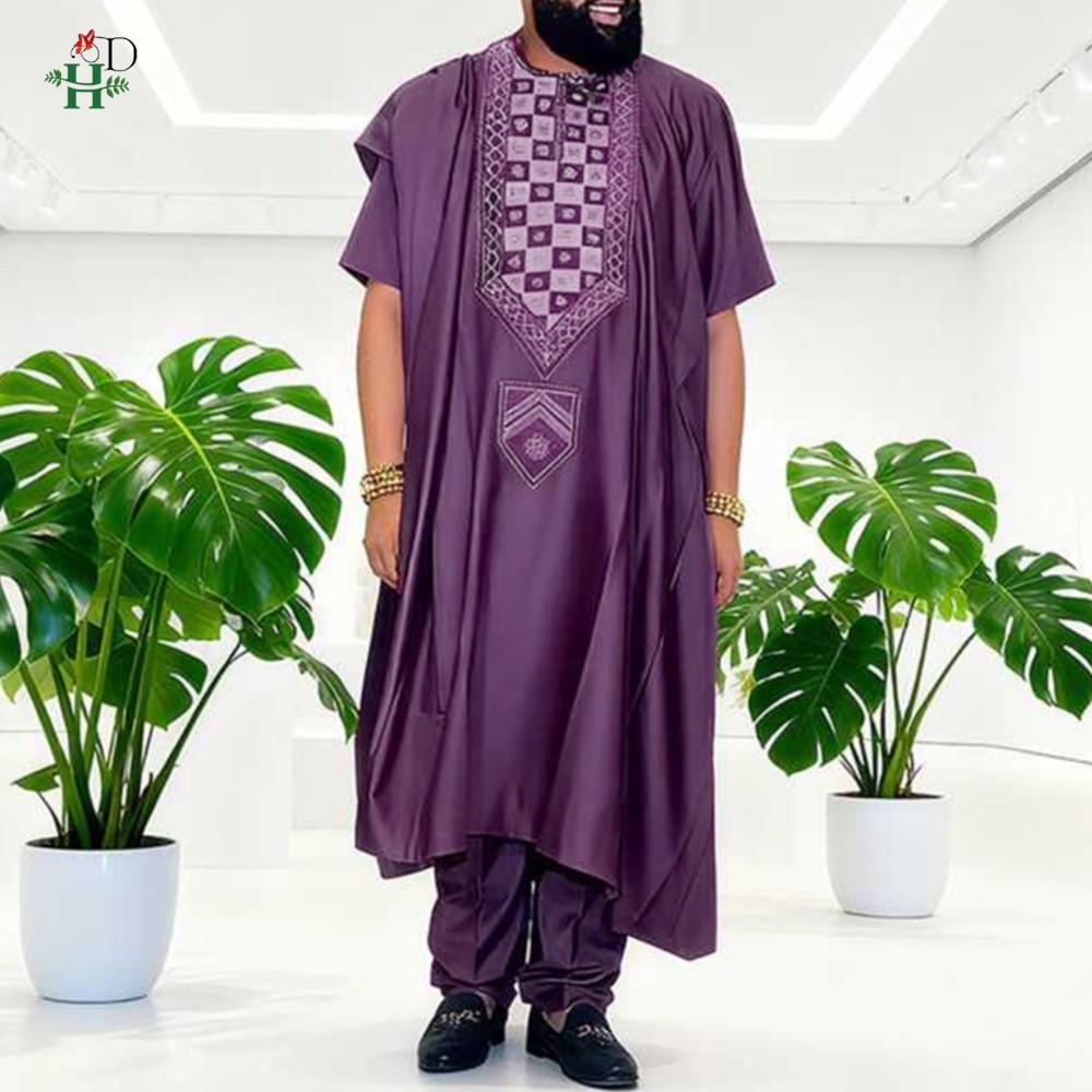 H&D African For Men Traditiona - Boubou Men Africa ulasan dan harga