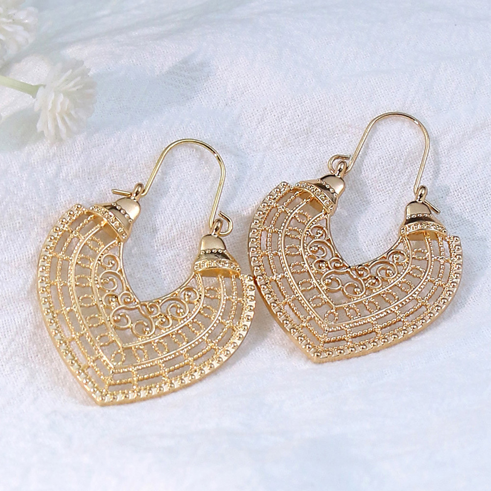 Vintage Ethnic Peach Heart Flo - Ethnic Indian Fashion ulasan dan harga