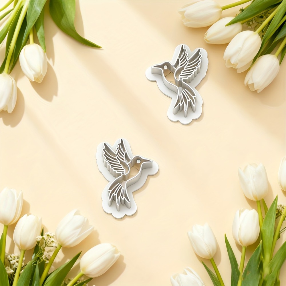 2Pcs Flying Hummingbird Polyme - Ethnic Fashion Jewellery ulasan dan harga