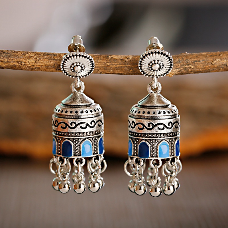2020 Womens Indian Jhumka Jhum - Ethnic Indian Fashion ulasan dan harga