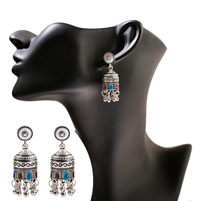 2020 Womens Indian Jhumka Jhum - Ethnic Indian Fashion ulasan dan harga