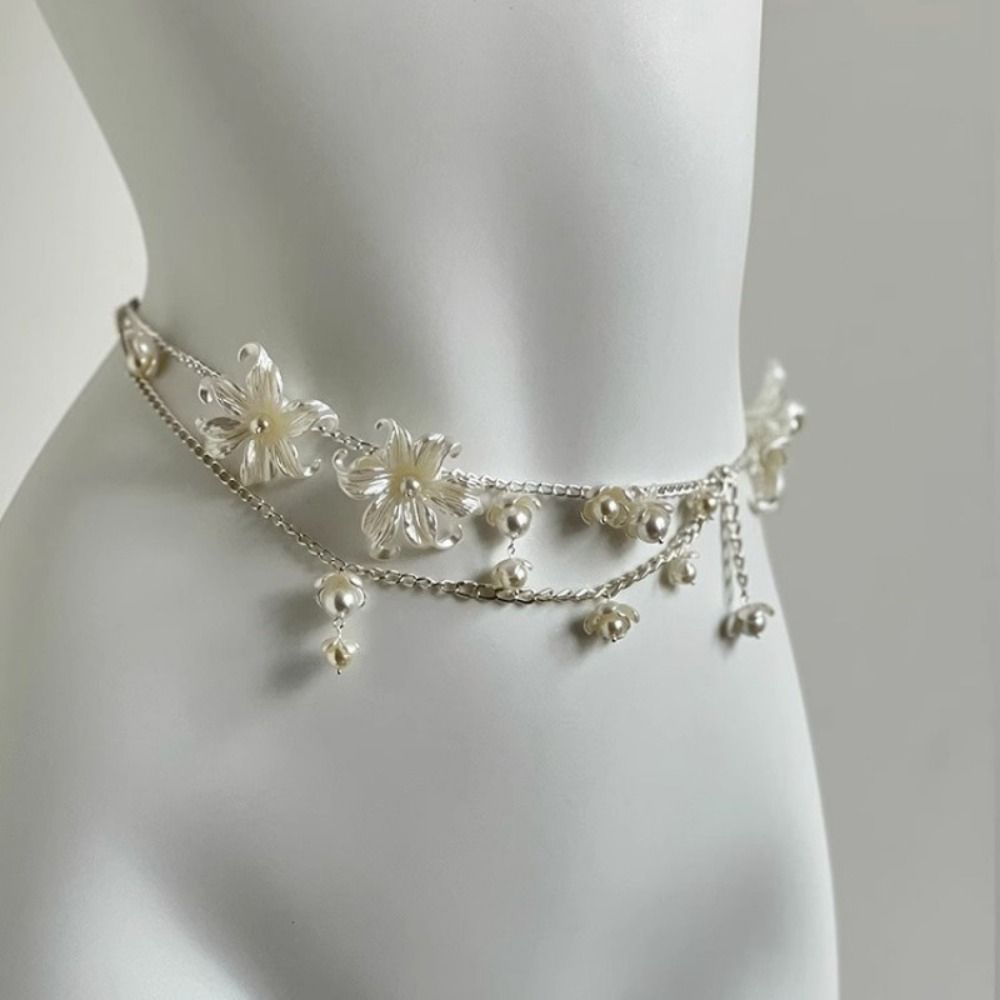 Fashion Elegant Pearl Waist Ch - Ethnic Fashion Jewellery ulasan dan harga