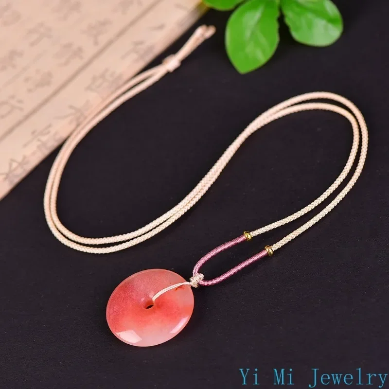 Natural Golden Jade Peach Blos - Ethnic Fashion Jewellery ulasan dan harga