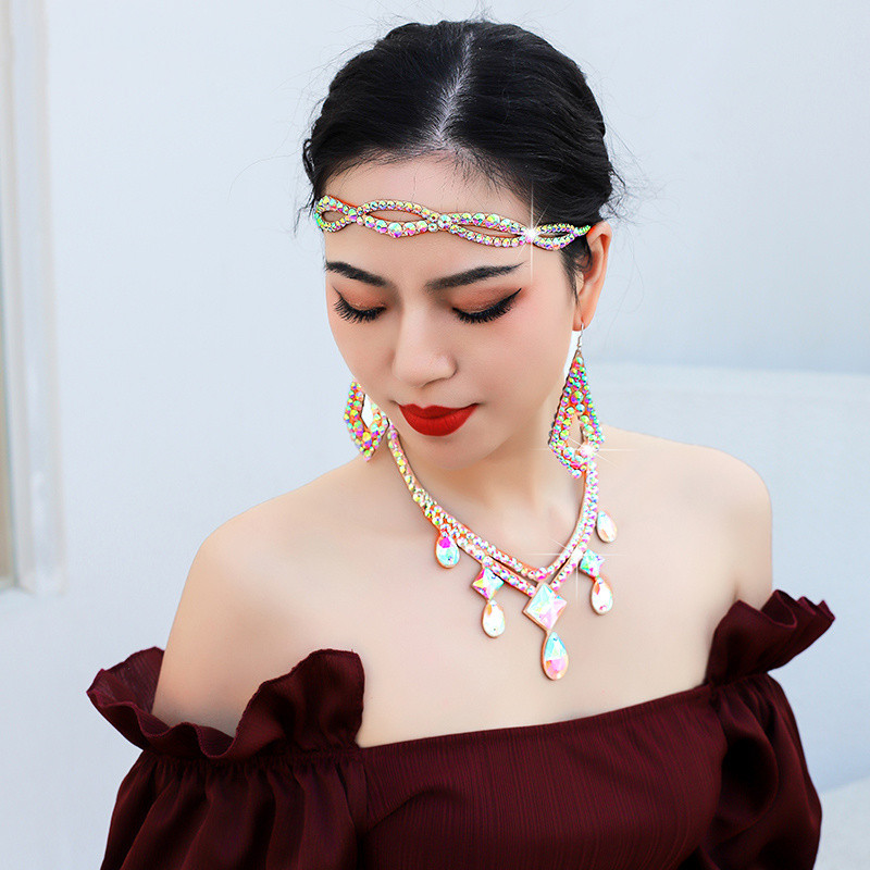 Women Rhinestone Forehead Head - Ethnic Fashion Jewellery ulasan dan harga
